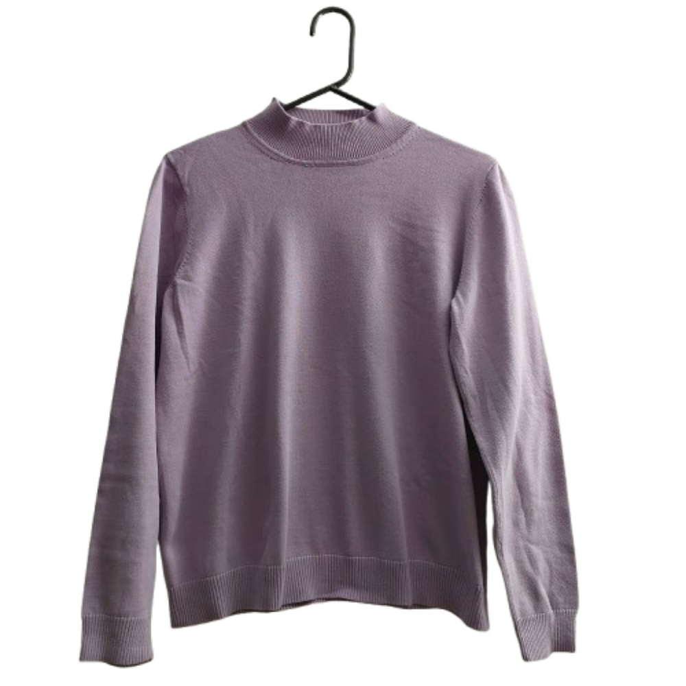 Northern Reflections Lilac Turtleneck Sweater Size Large